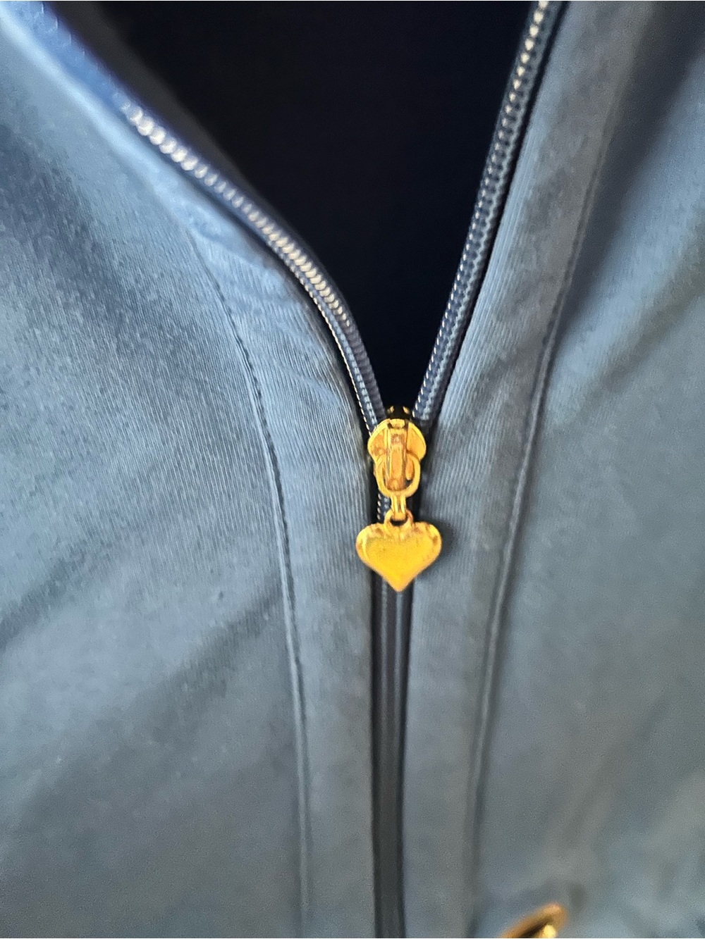 80s Vintage OSO Casual Zip Up Front with Grommets - Picture 4 of 5
